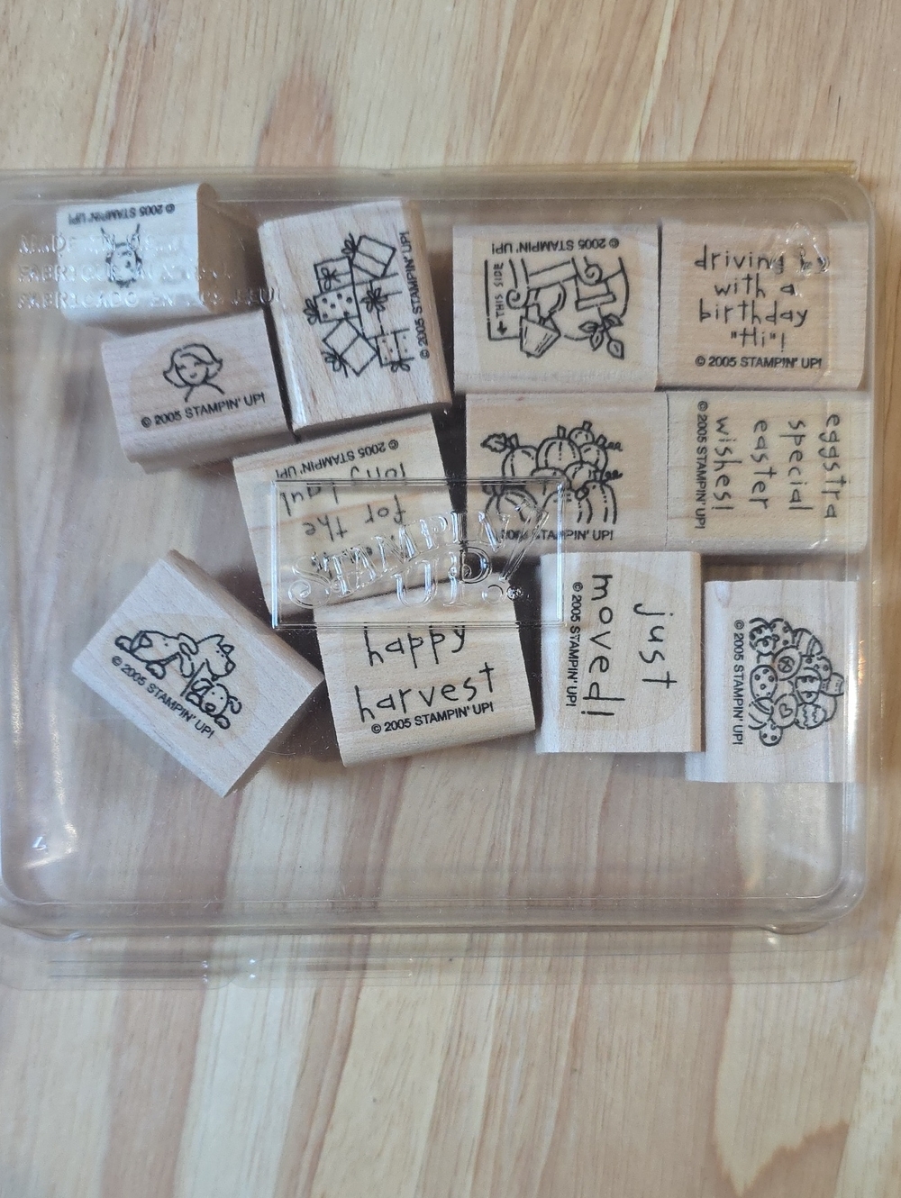 Stampin’ Up Loads of Love Accessories 2005 Rubber Stamp Set 11 of 12 Retired